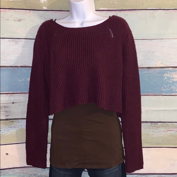 ❄️Topshop Cropped cropped sweater - Picture 1 of 3